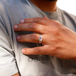 Amethyst & Peridot Star Ring