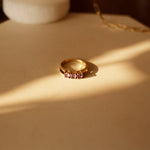 Three Levander Amethyst Ring