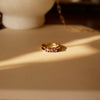 Three Levander Amethyst Ring