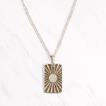 Sunburst Pendant|Solid Sterling Silver & Gold Vermeil 20mm