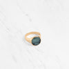 Emerald Wabi Signet Ring