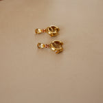 Hoops Mediam Carre Citrine