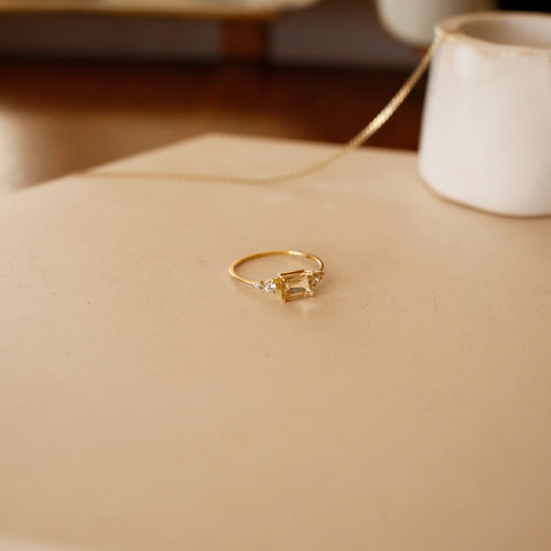Citrine Stackable Ring