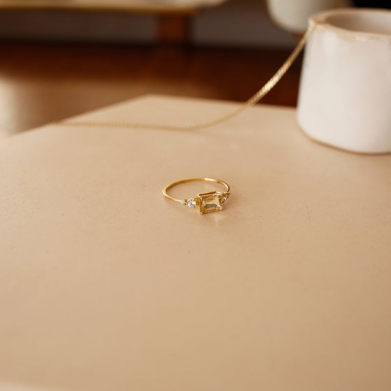 Citrine Stackable Ring