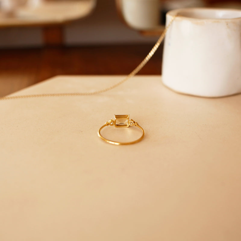 Citrine Stackable Ring