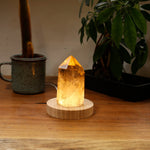 Smoky Quartz With Moss Inclusions Lamp