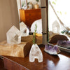 Clear Quartz Flower Holder/ Sculpture Body Crystal Vase