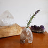 Smoky Quartz Flower Holder/ Sculpture Body Crystal Vase