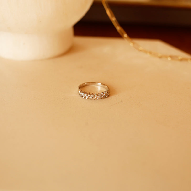 Half Eternity Diamond Ring
