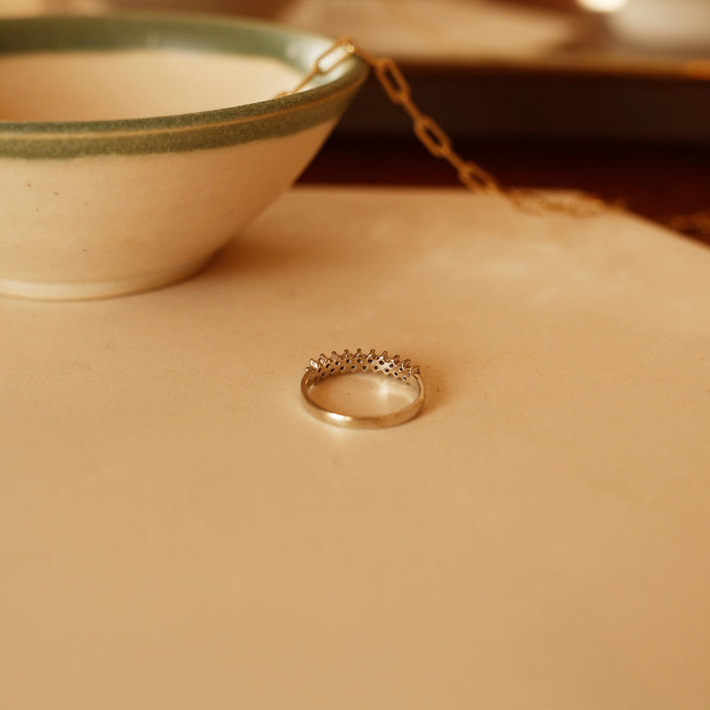 Half Eternity Diamond Ring
