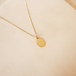 Oval Pendant Necklace