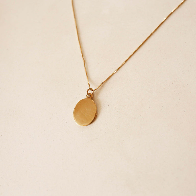 Oval Pendant Necklace