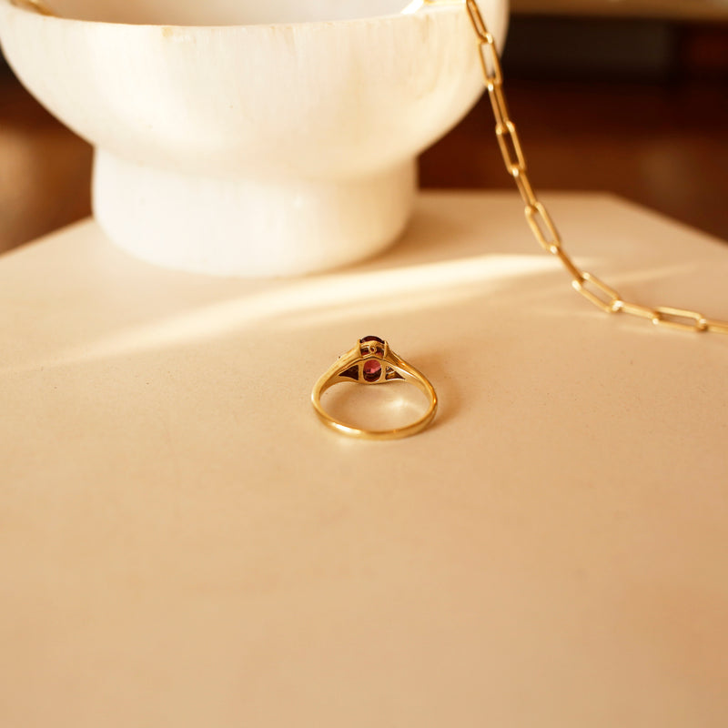 Pink Tourmaline&Diamonds Ring