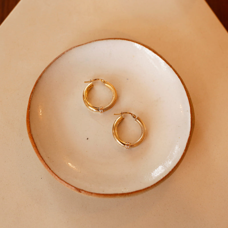 Gold Creole Hoop Earrings