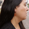 Carnelian Hoops