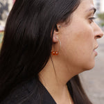 Carnelian Hoops
