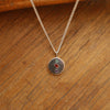 Trio Gemstone Coin Necklace