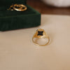 Onyx Oval Signet Ring