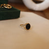 Onyx Oval Signet Ring