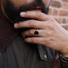 Onyx Oval Signet Ring