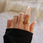 Signet Square Ring