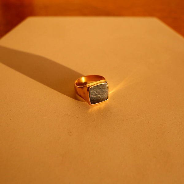 Hawk's eye | Ray Signet Ring – Beho Studio