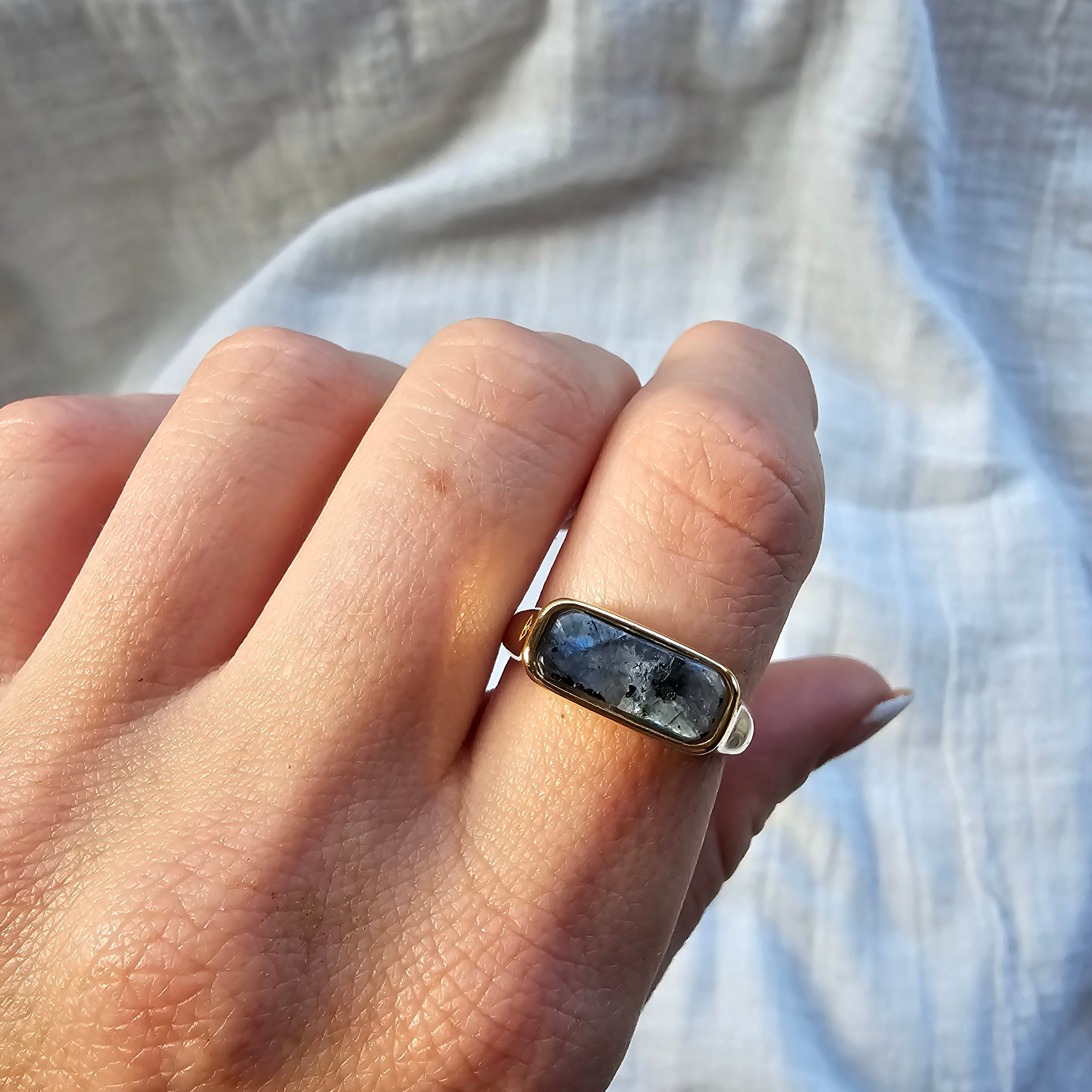Nailz Craze: Sigal F Jewelry - Ruby & Labradorite Rings