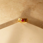 Alma Ruby Band Ring