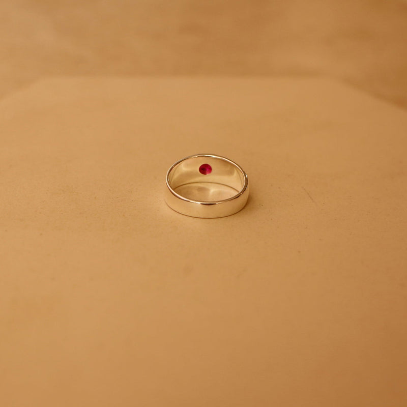 Alma Ruby Band Ring