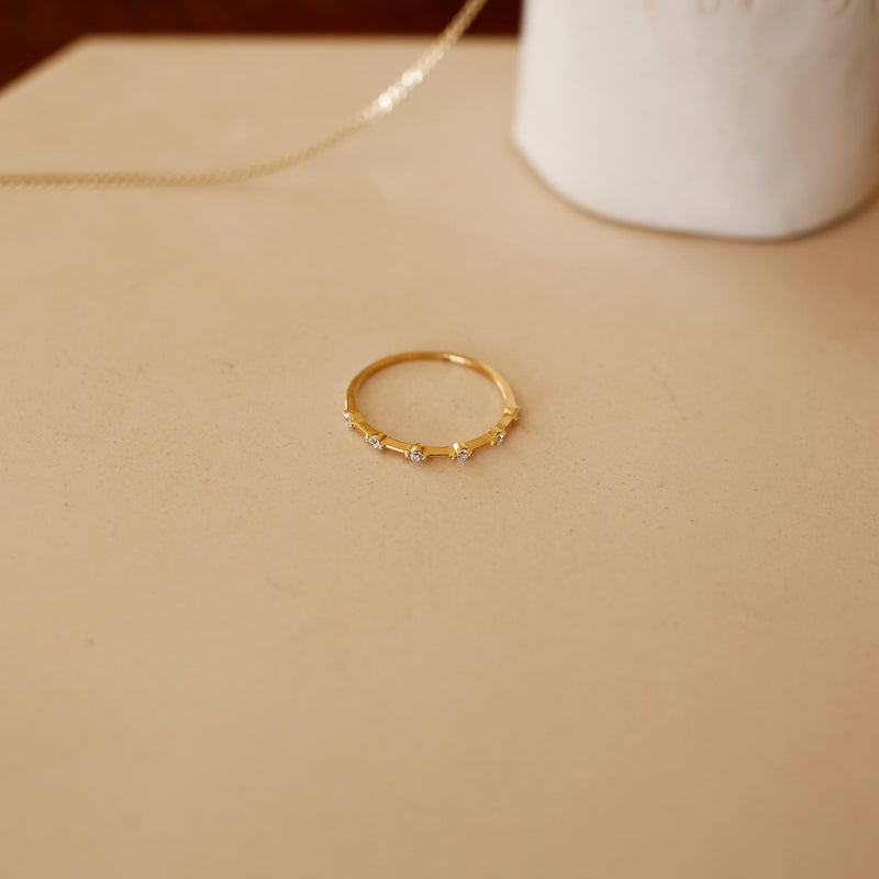 Stackable Sparkle Band Ring