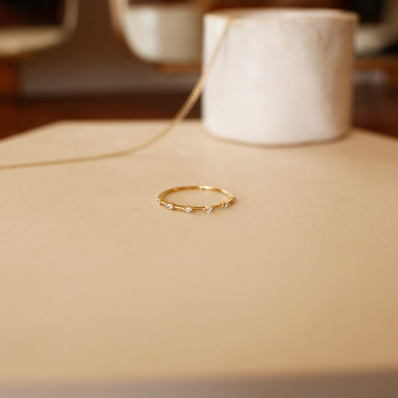 Stackable Sparkle Band Ring