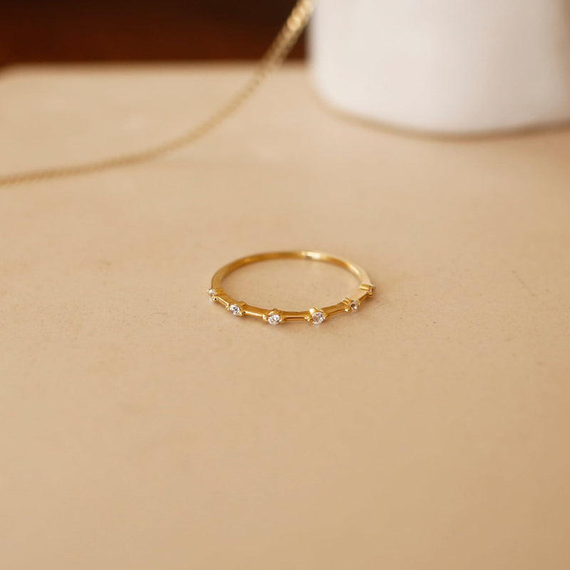 Stackable Sparkle Band Ring
