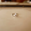 Fire Opal Star Signet Ring