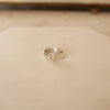 Fire Opal Star Signet Ring