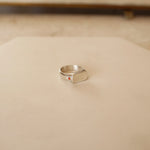 Fire Opal Star Signet Ring
