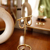 Twisted Croissant Hoop Earring
