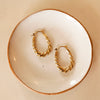 Twisted Croissant Hoop Earring