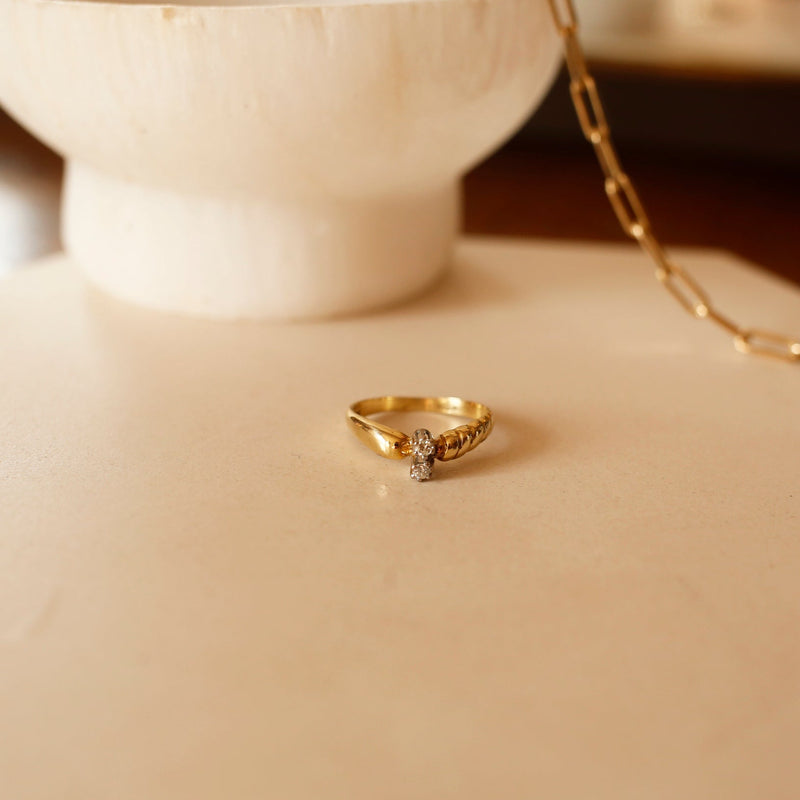 Double Diamond Ring