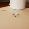 Wishbone Sapphire Stackable Ring