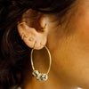 Dalmatian Jasper Hoops