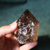 Smoky Quartz Half Polished Half Raw Lamp