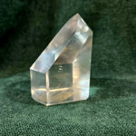 Genuine Clear Quartz Lamp With Moss inclusions