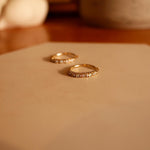 Opal & Diamond Hoop Earrings