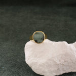 Emerald Wabi Signet Ring