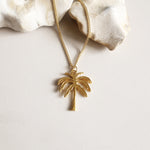 Palm Pendant | Gold Vermeil & Sterling Silver