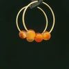 Carnelian Hoops