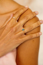 Julie Blue Topaz Ring