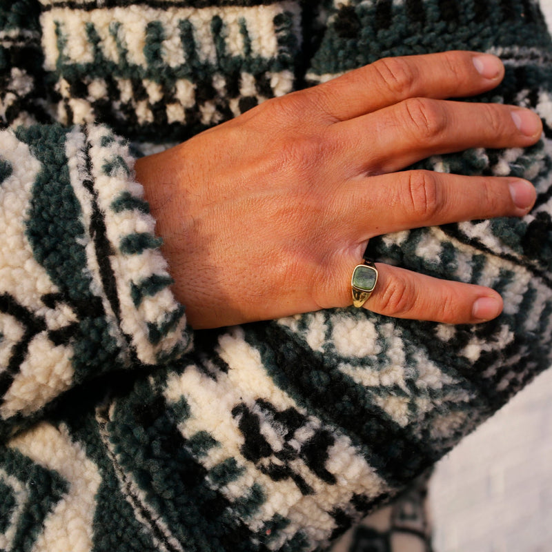 Jade | Signet Square Ring