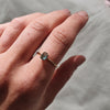 Oval Aquamarine Gemstone Ring