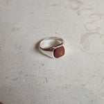Red Jasper  | Signet Square Ring
